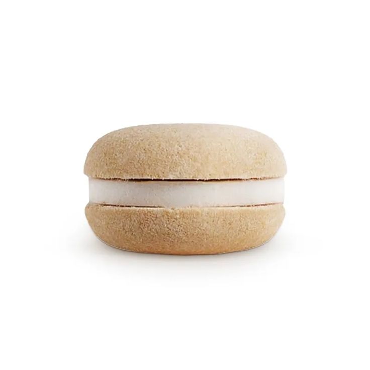 Macaron de bain effervescent parfum amande