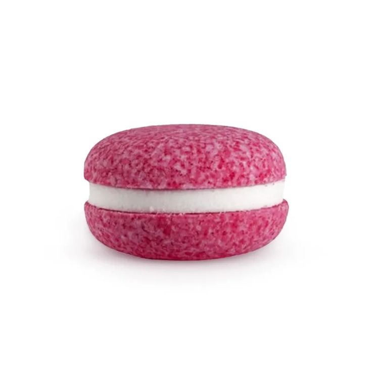 Macaron de bain effervescent parfum cranberry