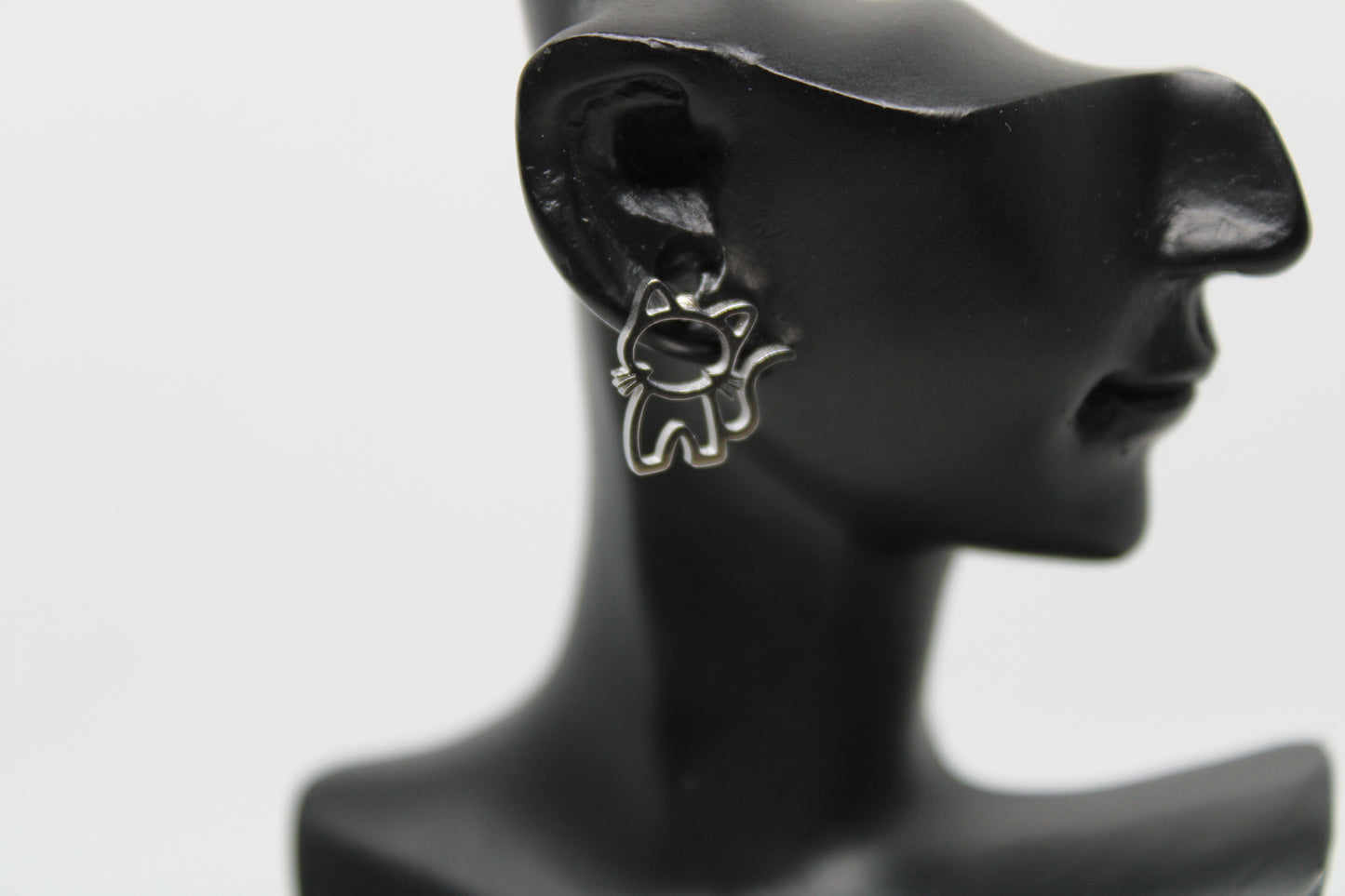 boucles d oreilles  petit chat enfant