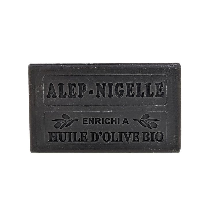 Savon Marseille/Alep/huile de nigelle 100g